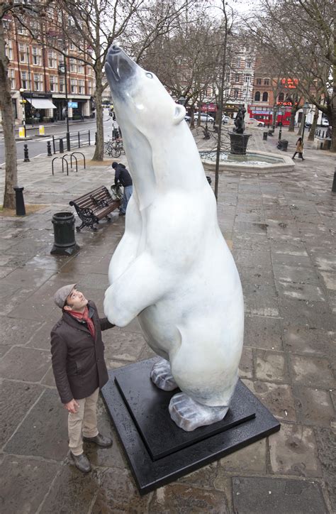 Bronze Monumental Polar Bear | Adam Binder Sculptures