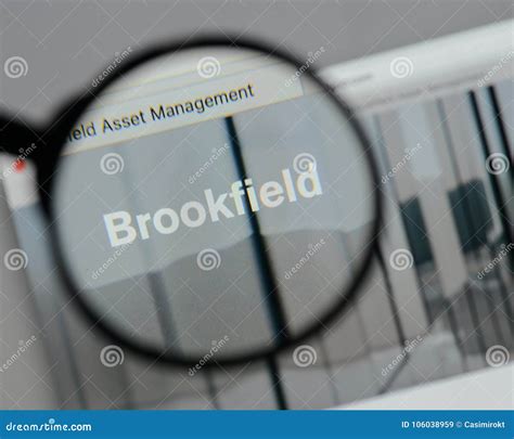 Milan, Italy - August 10, 2017: Brookfield Asset Management Logo ...