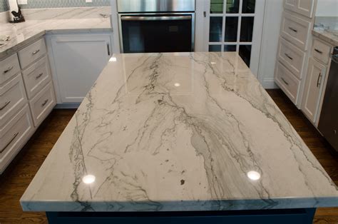 Infinity White Quartzite Kitchen