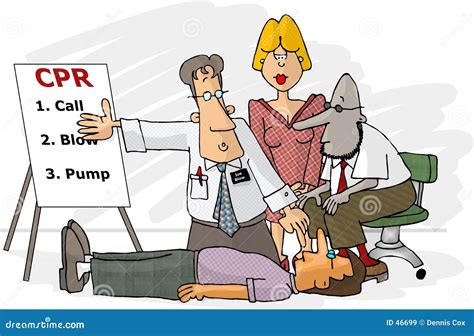 Technique de CPR illustration stock. Illustration du femmes - 46699