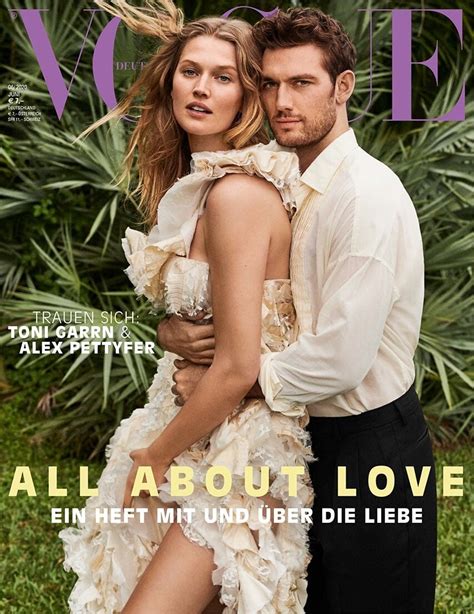 Toni Garrn & Fiancé Alex Pettyfer for Vogue Germany June 2020 — Anne of ...