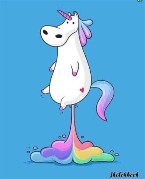 Pin by Salamadlwan on Unicorn funny | Unicorn funny, Drawing for kids, Sketch book