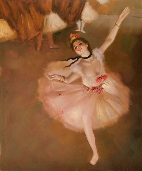 Edgar Degas, Star Dancer (On Stage) - Oil Painting