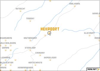 Hekpoort (South Africa) map - nona.net