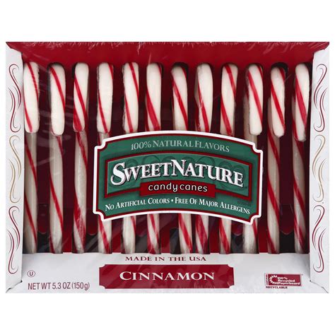 SweetNature SweetNature Cinnamon Candy Canes - Shop Candy at H-E-B