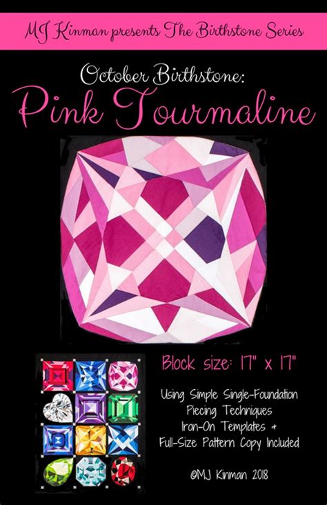 October Birthstone Pink Tourmaline - Birthstone Series