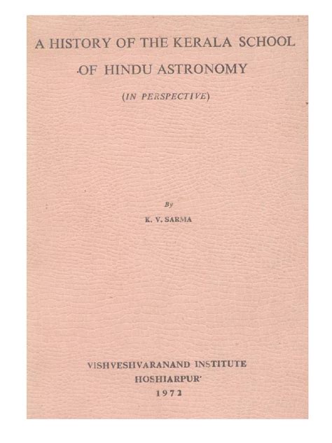 Kerala School of Astronomy | PDF