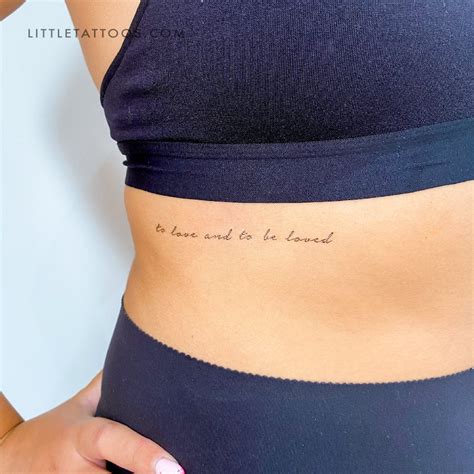 To Love and To Be Loved Temporary Tattoo - Set of 3 – Little Tattoos