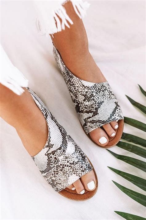 The Drew Snake Print Flat | Snake print shoes, Snake print flats ...