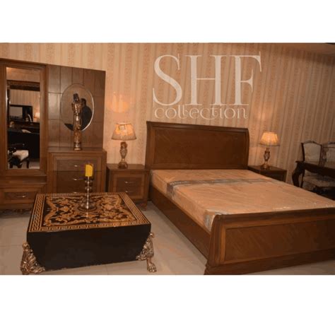 SHF-67 Walnut Hyglose Bed Set in Mat - SHF Collection
