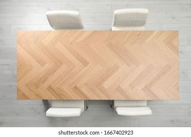 Modern Office Table Chairs Top View Stock Photo 1673239150 | Shutterstock