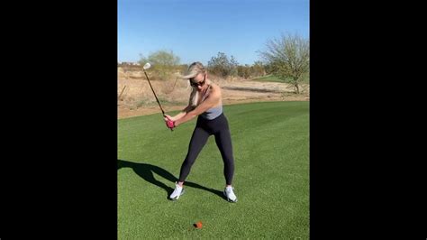 Paige Spiranac - Golf Swing Slow-mo 3rd March 2021 - YouTube