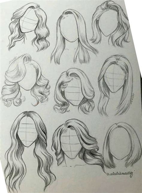 Pin by Anita Dias 🐰🐺💕💕↖(^ω^)↗↖(^ω^)↗ on haar | Girl hair drawing ...