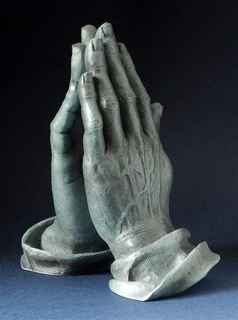 Famous Casting Religious Bronze Praying Hands Sculpture for Sale