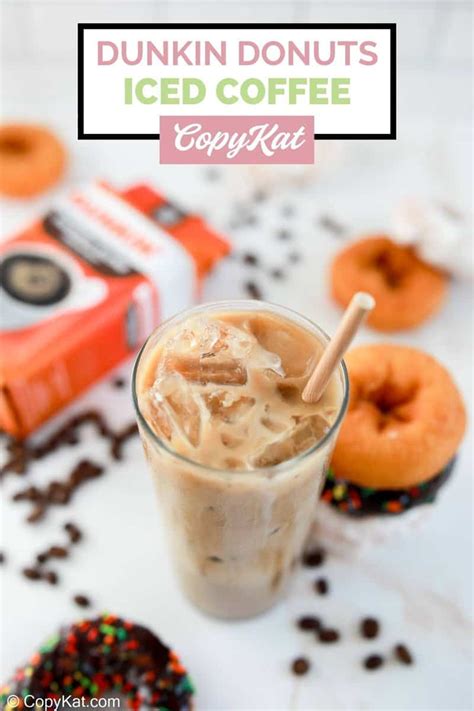 Dunkin Donuts Iced Coffee - CopyKat Recipes