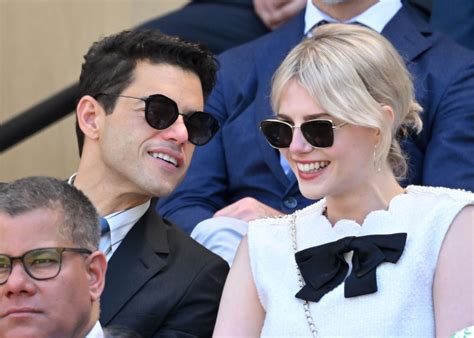 Rami Malek and Lucy Boynton Pictured at Wimbledon 2022—Photos | Glamour