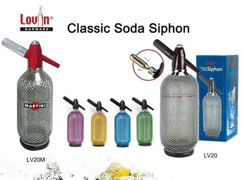 LOVIN barware: STAINLESS STEEL soda siphon / Classic Soda siphon