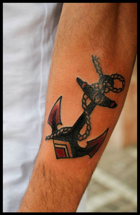 anchor tattoo / old school anchor | Picture tattoos, Tattoos, Anchor ...