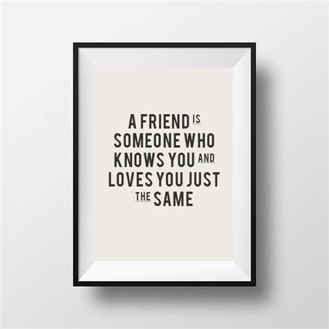 Friendship quote instant art download typography