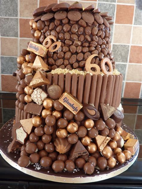 Large 60Th Chocolate Cake - CakeCentral.com