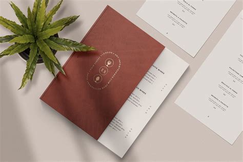 Restaurant Menu Mockup - Design Cuts