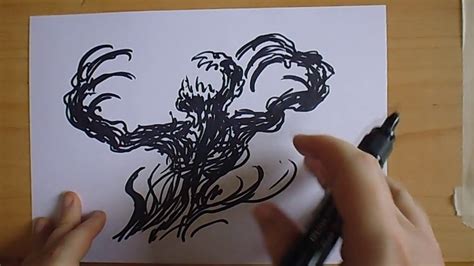 Drawing A Shadow Demon Concept (WuW #15) - YouTube