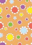 Floral Retro 70s Wallpaper Free Stock Photo - Public Domain Pictures