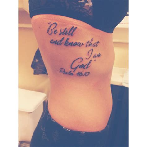 tattoo be still and know that i am god - howtowrapoddshapedgiftsdiy