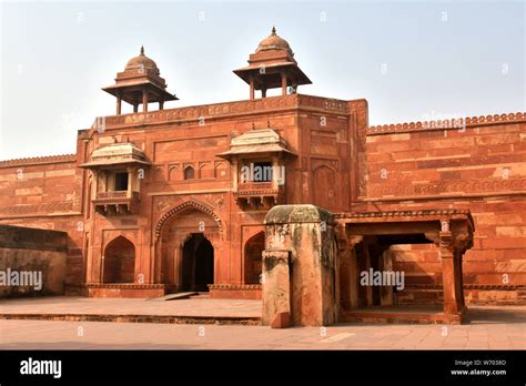 Jodha Bai Palace, Fatehpur Sikri, India, Asia, UNESCO World Heritage ...