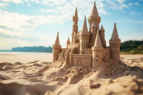 Building a sand castle 27289245 Stock Photo at Vecteezy