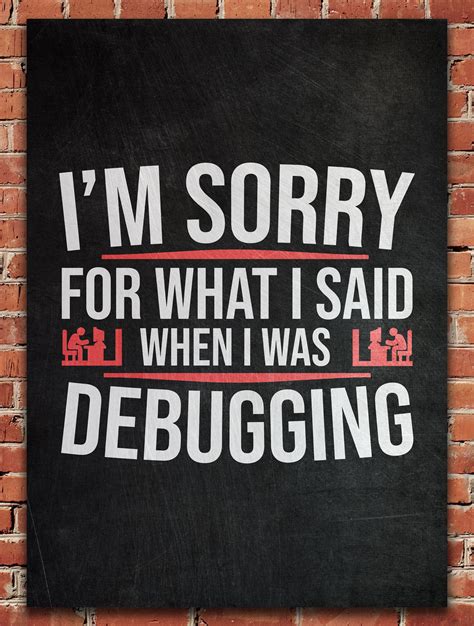 'Debugging Funny Quote' Poster by PosterWorld | Displate | Programmer ...