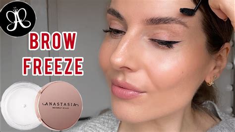 NEW!! ANASTASIA BEVERLY HILLS BROW FREEZE REVIEW + DEMO - YouTube