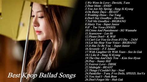 Top 100 Songs korea of 2015 ♥♪♥ New Love Songs Korean Playlist ♥♪♥ Love ...