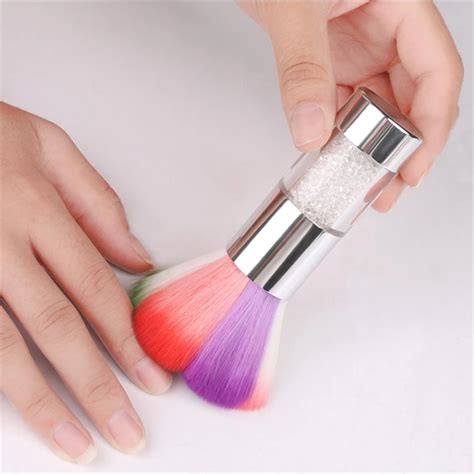 1Pcs Nail Dusty Cleaning Brush Colorful Soft Nail Brush Nail Art ...