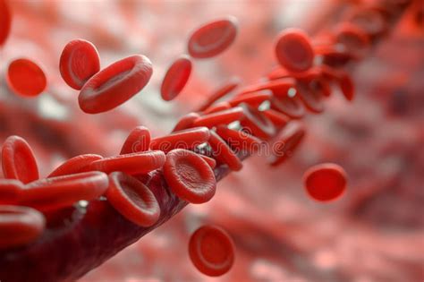 Red Blood Cells Move within Blood Vessels Stock Photo - Image of illness, artery: 307877798