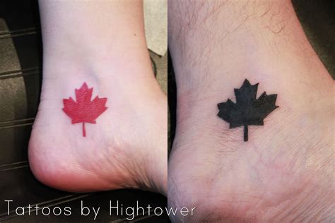 Tattoos, Maple leaf tattoo, Simple tattoos