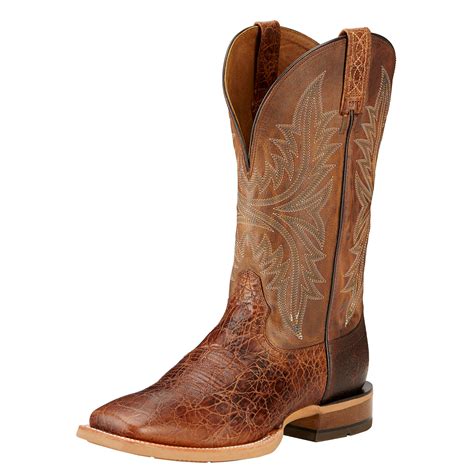 Ariat Mens Cowhand Square Toe Cowboy Boots Adobe Clay