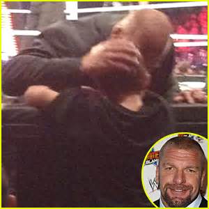 Intimidating WWE Star Triple H Shows Soft Side to Crying Wrestling Fan ...