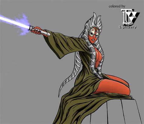 Shaak Ti colored by LightDeity on DeviantArt