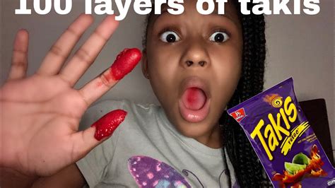 100 layers of takis dust!! ||FUNNY|| - YouTube