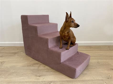 PETLESO Dog Stairs For Small Dog, Pet Stairs For High Bed Couch, Easy Assemble Steps Pet Steps ...