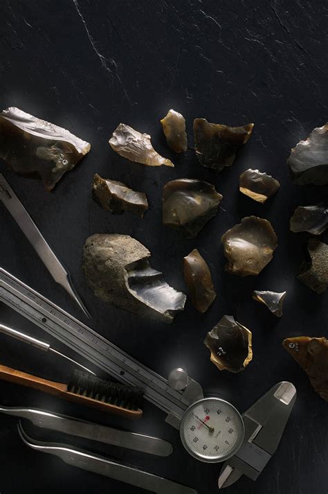 Prehistoric Flint Tools Photograph by Natural History Museum, London/science Photo Library ...