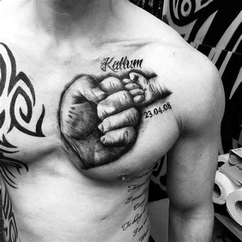 50 Kids Name Tattoos For Men Cool Children Design Ideas #Tattoos #TattoosForMen | Names tattoos ...