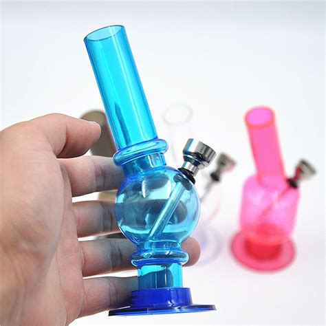 2018 1 X Mini Acrylic Bongs Water Smoking Pipe Shisha Hookah Tobacco ...