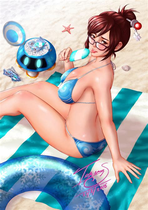 Fanart Mei Overwatch (BIKINI) | Overwatch | Know Your Meme