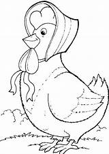 Chicken Coloring Sheets For Kids Pages sketch template