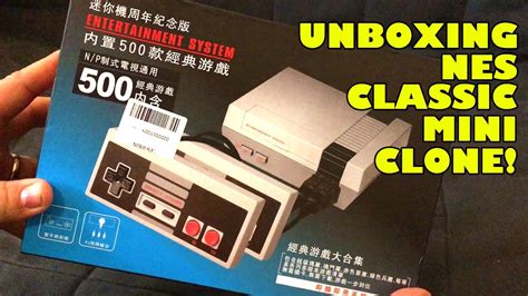 Chinese Knock Off NES Classic Mini Unboxing & Playing Nintendo Famiclone Bootleg - YouTube