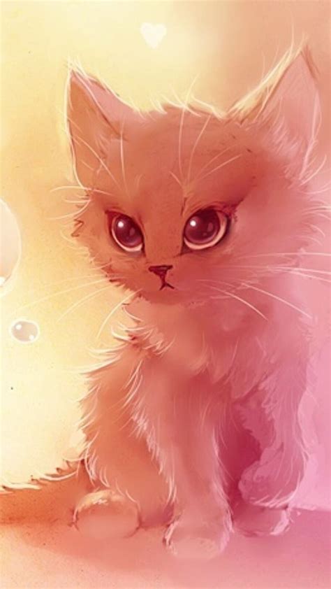 Cute Cartoon Cat, angry cat, animal, HD phone wallpaper | Peakpx