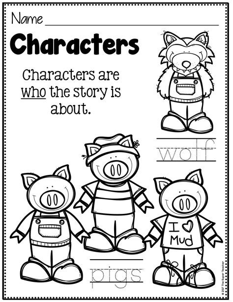 The Three Little Pigs Worksheets Printables | 101 Activity