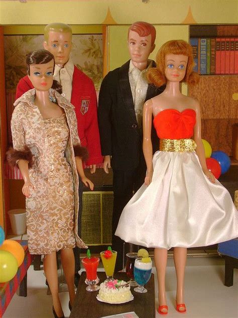 Barbie & Ken, and Midge & Allen!! I had all 4 of these (brunette Midge/Blonde Barbie) and still ...